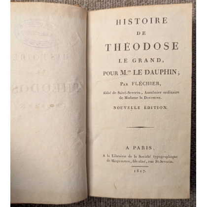 Livre \"Histoire de Théodose le Grand\"