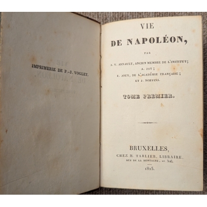 Livre \"Vie de Napoléon\" par Arnault