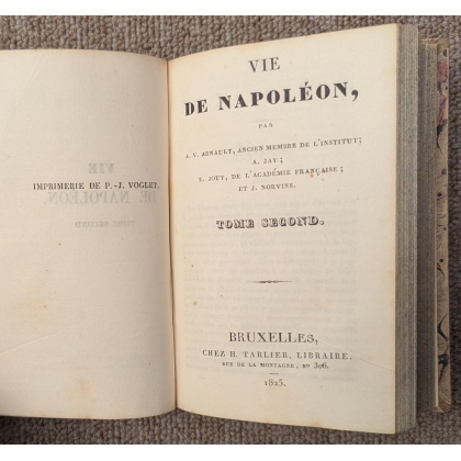 Livre \"Vie de Napoléon\" par Arnault