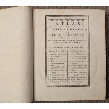 Livre \"Atlas\" de RAYNAL