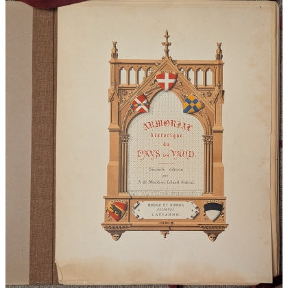 Livre \"Armorial historque du Pays de Vaud\"