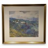 Gouache "Le couvent de Fahr" signée Hugo FREY 1917