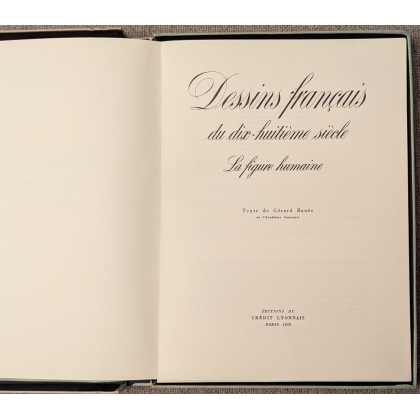 Livre \"Dessins français du dix-huitième siècle\"