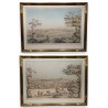 A pair of engravings from Geneva.  by Moinat SA  - Antiques and decorative items -  Engravings, lithographs