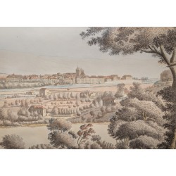 A pair of engravings from Geneva.  by Moinat SA  - Antiques and decorative items -  Engravings, lithographs