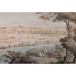 A pair of engravings from Geneva.  by Moinat SA  - Antiques and decorative items -  Engravings, lithographs