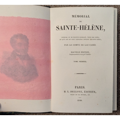 Livre \"Mémorial de Sainte-Hélène\"