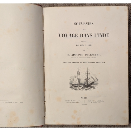 Livre \"Souvenirs d\'un voyage dans l\'Inde\"