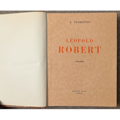 Livre \"Léopold Robert 1794-1835\" par FLORENTIN