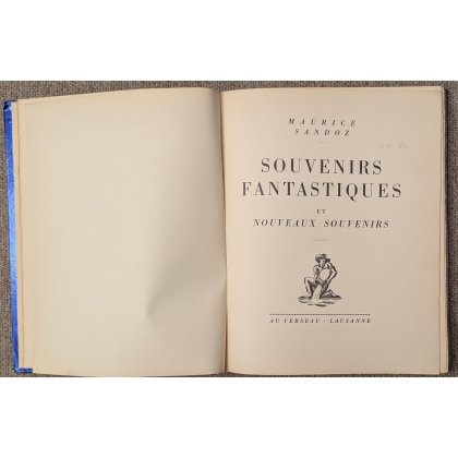 Livre \"Souvenirs Fantastiques\" par Sandoz