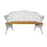 Banquette Fougère en fonte d\'aluminium