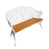 Banquette Fougère en fonte d\'aluminium