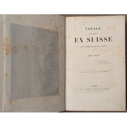 Livre \"Voyage en Suisse\" par BÉGUIN