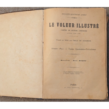 Livre \"Le voleur illustré\" par GIRARDIN