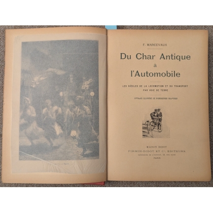 Livre \"Du char antique à l\'automobile\"