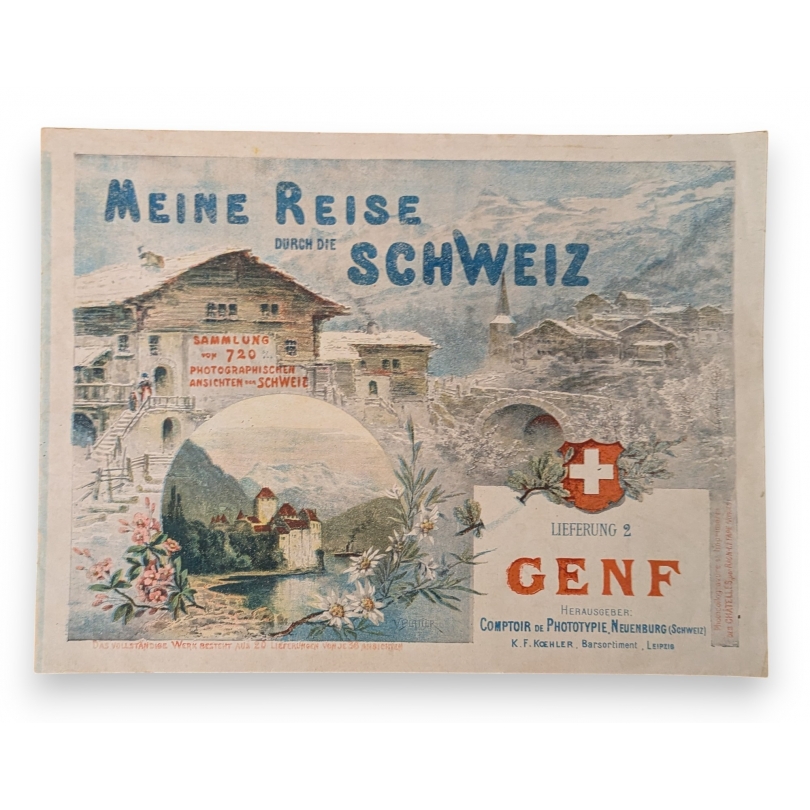 Livre \"Meine Reise durch die Schweiz\"