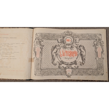 Livre \"L\'autographe au salon de 1864\"