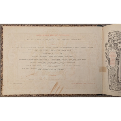 Livre \"L\'autographe au salon de 1864\"