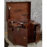 Vintage leather bar trunk