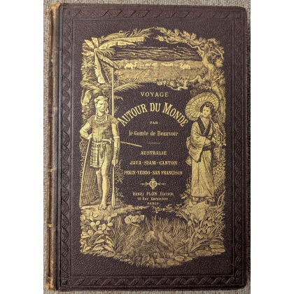 Livre \"Voyage Autour du Monde\" par De Beauvoir