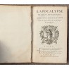 Livre \"Apocalypse traduit en françois\"