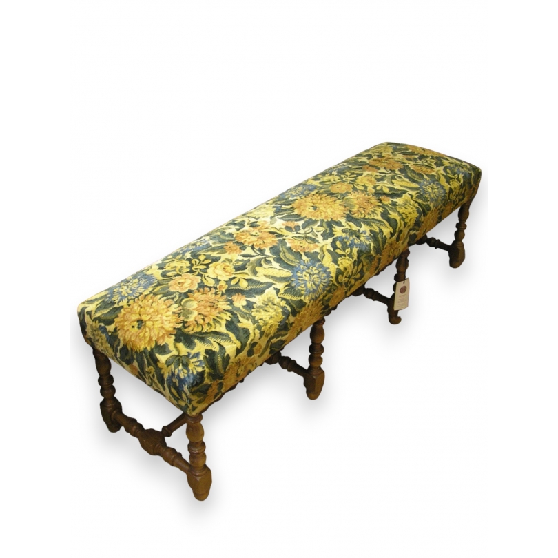 Banquette style Louis XIII de JANSEN