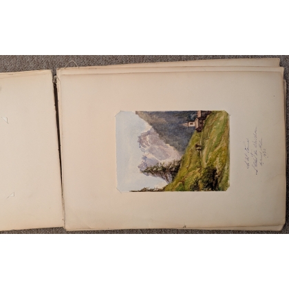 Album d\'aquarelles Suisse et Hollande