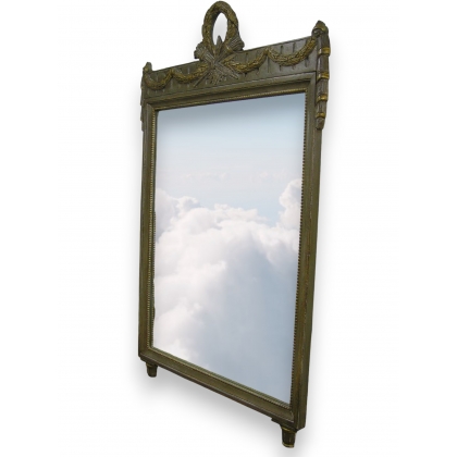  Miroir style Louis XVI en bois sculpté sur  Moinat SA  - Antiquités décoration