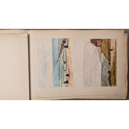 Album d\'aquarelles Suisse et Hollande