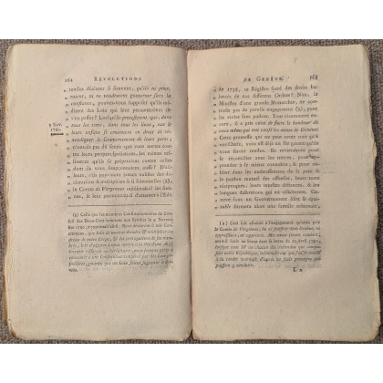 Livre "Tableau historique et politique de Genève"