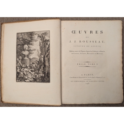 Livre "Oeuvres de J. J. Rousseau - Emile"