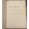 Livre "Oeuvres de J. J. Rousseau - Emile"