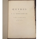 Livre "Oeuvres de J. J. Rousseau - Emile"
