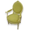 Louis XVI armchair upholstered in fabric from  Moinat SA  - Antiques and home décor
