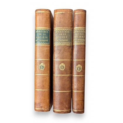 Livre \"Mémoires de la Société de Lausanne\"