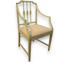 Fauteuil style Regency laqué