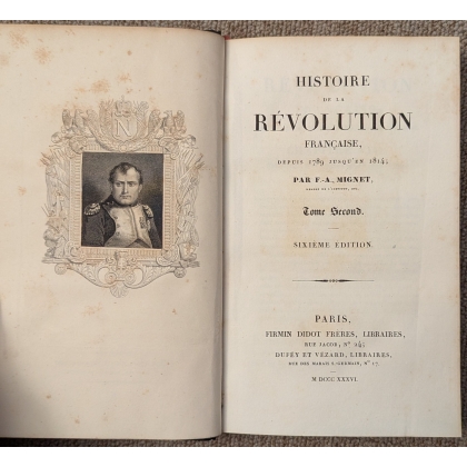 Livre "Révolution française" par Mignet
