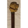 Walking stick with a Saint Bernard resin knob