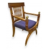 Fauteuil Empire, modèle Jacob, en acajou