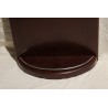 Half-moon wenge rod holder, for 5 rods
