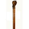 "Fist" walking stick with bronze pommel