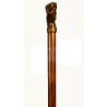 "Fist" walking stick with bronze pommel