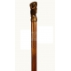 Walking stick with golden brass knob "Horse"