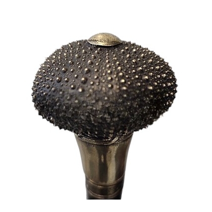 Walking stick with a black ‘Sea Urchin’ knob