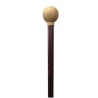 Walking stick with a ‘tennis ball’ knob