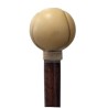 Walking stick with a ‘tennis ball’ knob