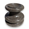 Socle rond en marbre noir - grand
