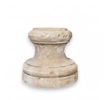 Grand Socle rond en Pierre de Sable
