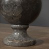 Black marble stair ball