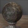 Black marble stair ball